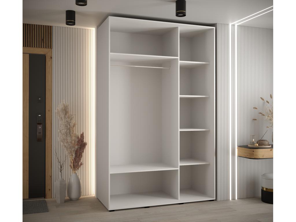 White Wardrobe, 150 x 60 x 235.2 cm