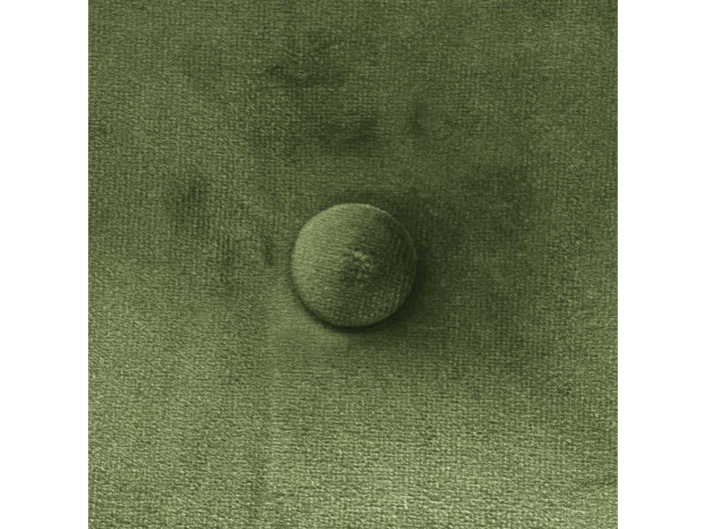 Green Velvet Bed, 110 x 50 cm