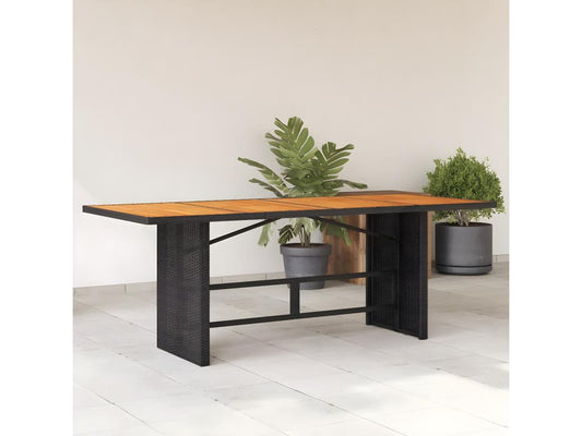 Black Table, 190 x 80 x 74 cm