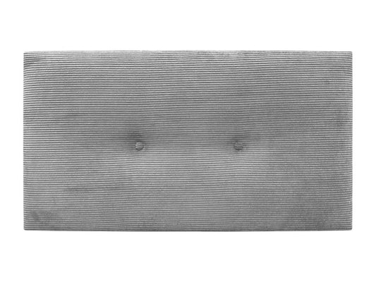 Gray Velvet Bed, 90 x 60 cm