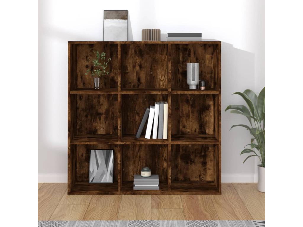 Brown Oak Wood Wardrobe, 98 x 29 x 97.5 cm