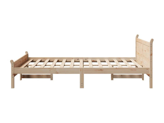 Brown Pine Wood Mattress, 135 x 190 cm
