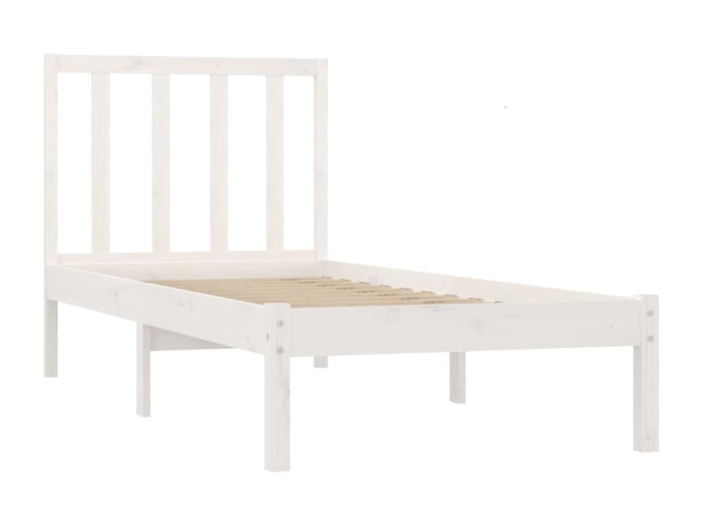 White Pine Wood Bed Frame, 90 x 190 cm