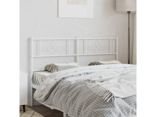 White Metal Bed