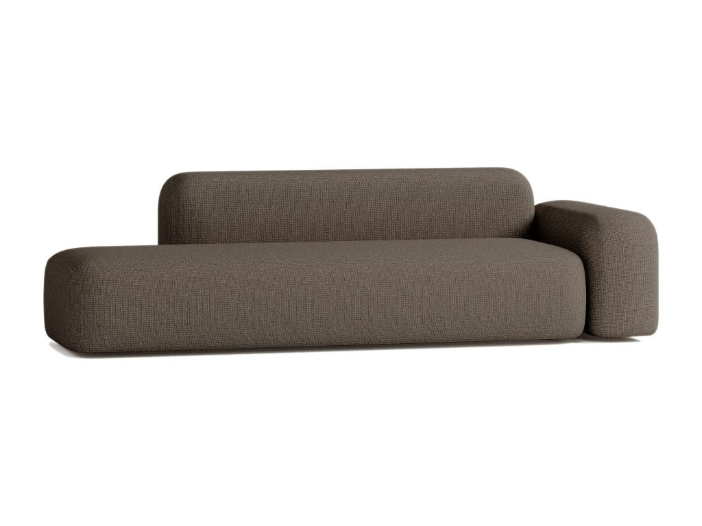 Brown Fabric Sofa - dlz1766461785994