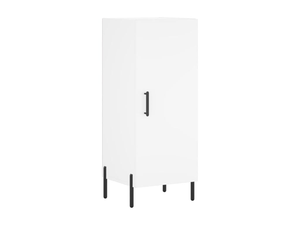 White Engineered Wood Sideboard, 34.5 x 34 x 180 cm