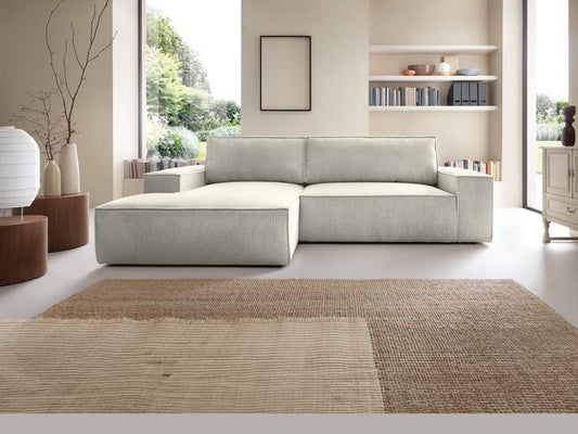 Beige Velvet Sofa Bed