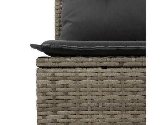 Gray Woven Resin Wicker Outdoor Furniture Set