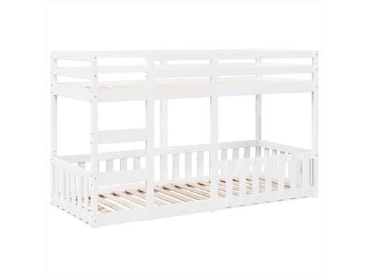 White Pine Wood Bed, 80 x 200 cm