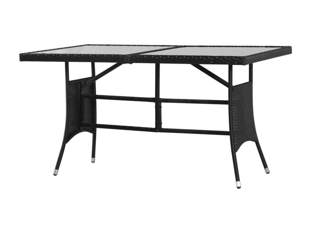 Black Woven Resin Wicker Home Furniture