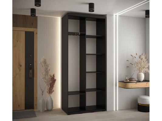 Black Wardrobe, 110 x 45 x 235.2 cm - dlz1766461102071
