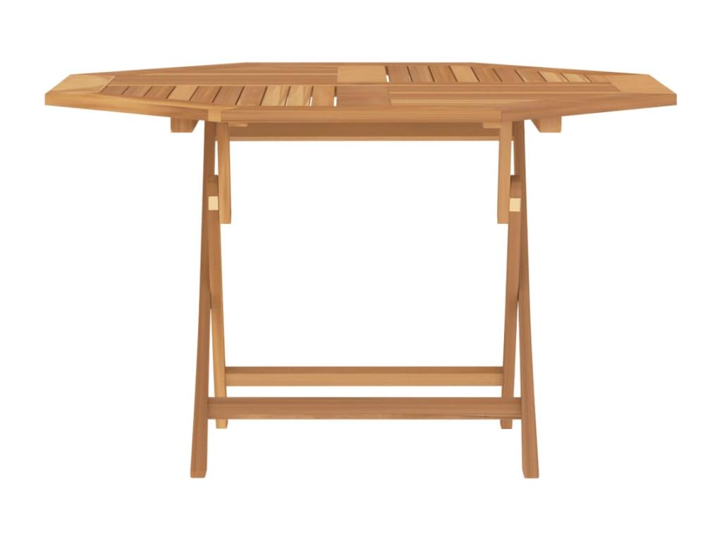 Brown Solid Wood Table, 110 x 110 x 75 cm