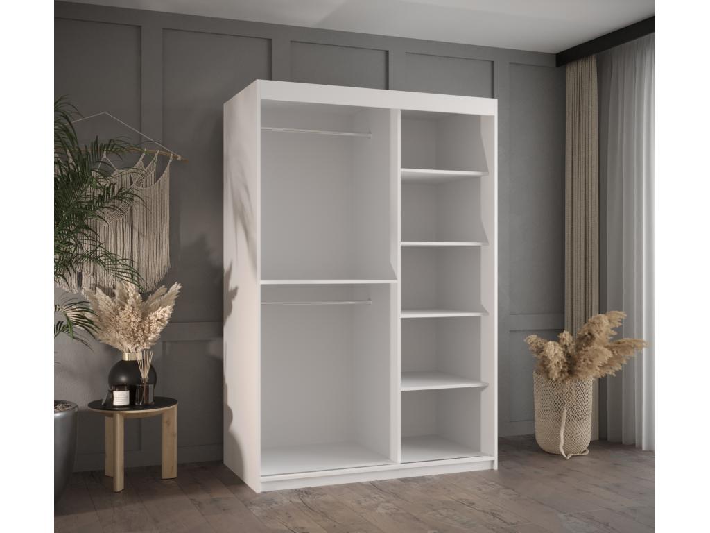 White Wardrobe, 120 x 62 x 200 cm