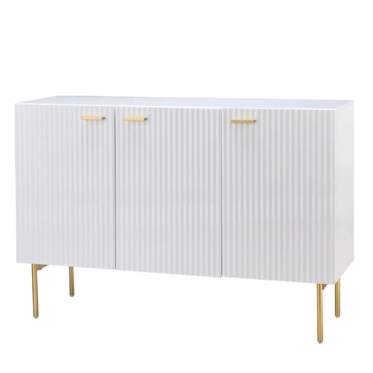 Anthedon Multifunctional 47 Buffet Sideboard Cabinet with 3 Doors by HULALA HOME