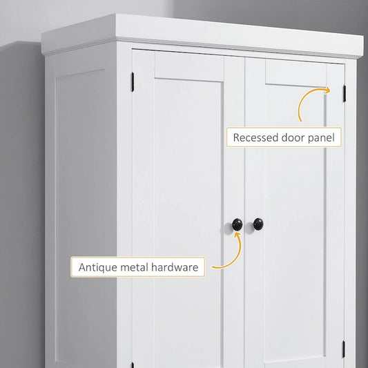 72 Freestanding Kitchen Pantry Cabinet, Tall Storage Cabinet with 2 Door Cupboards, 2 Drawers and Adjustable Shelves
