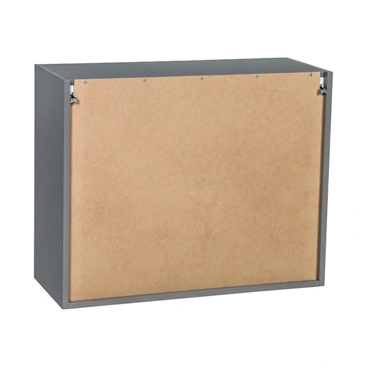 24 x 24 Wall Cabinet-Double Door-Grey - 24 x 24 x 12