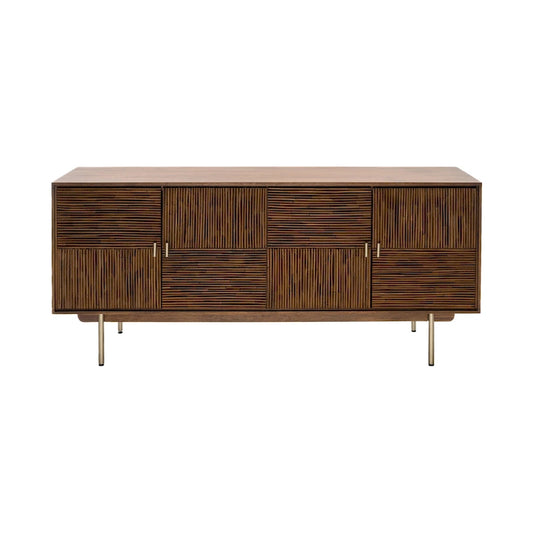 Studio London Drawers Acacia Wood and Rattan Furniture Storage