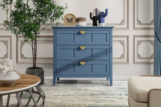 3 Drawer Cabinet, American Furniture,Suitable for Bedroom and Living Room Entryway