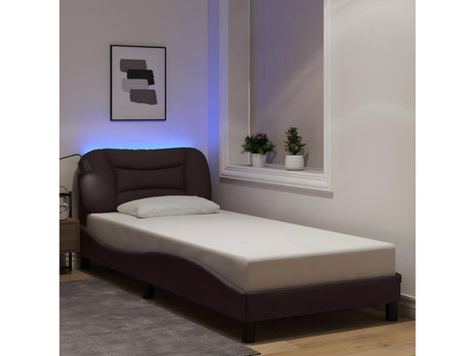 Brown Fabric Mattress, 90 x 200 cm