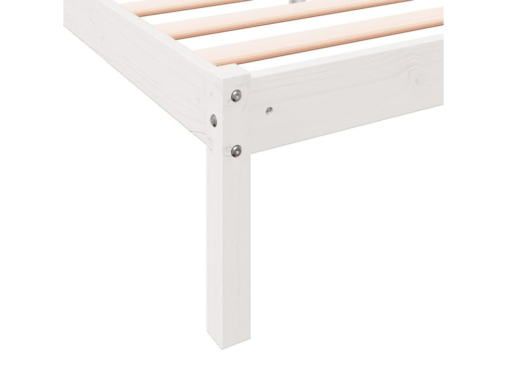 White Solid Wood Mattress, 200 x 210 cm