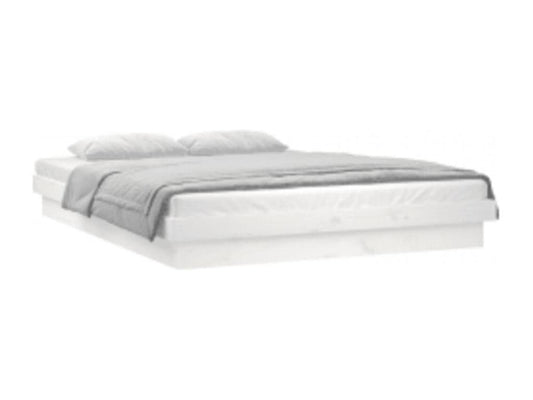 White Solid Wood Mattress, 200 x 200 cm