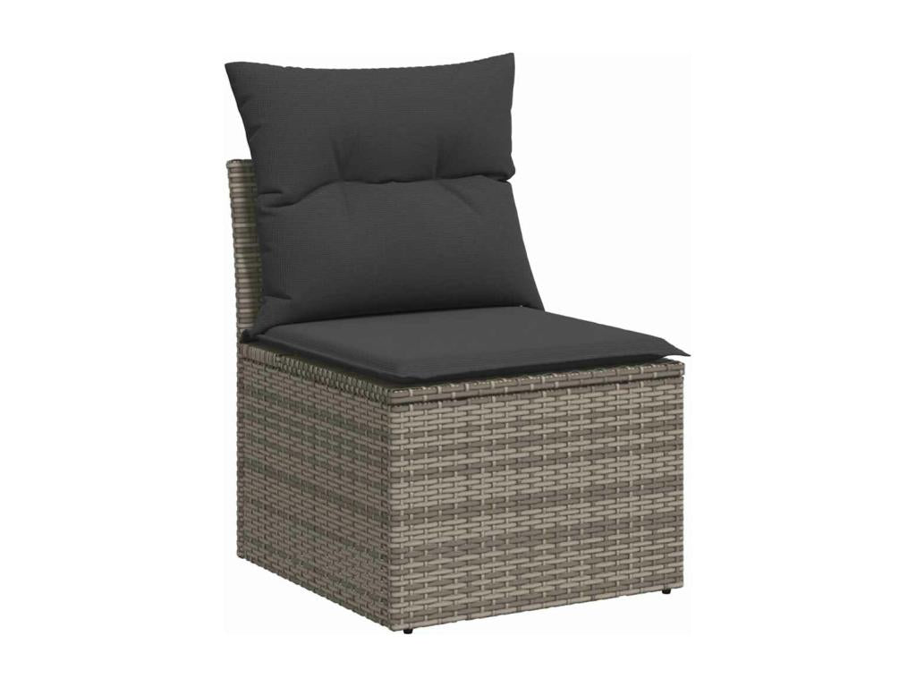 Gray Woven Resin Wicker Outdoor Furniture Set - dlz1766461712024