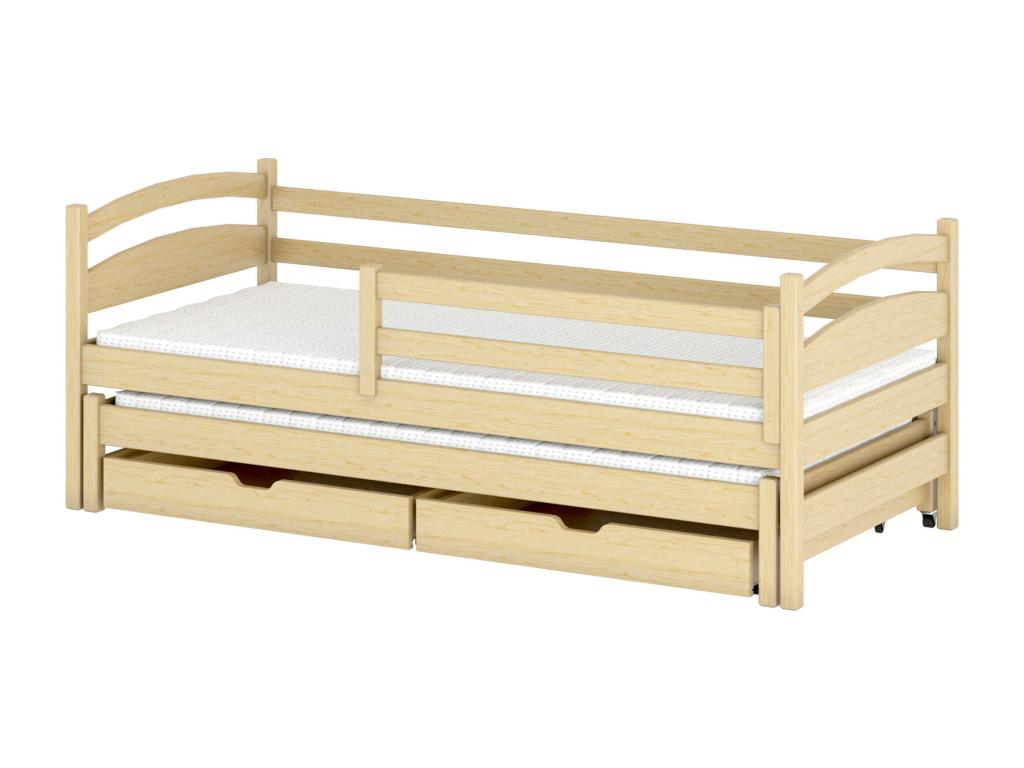 Beige Bed, 80 x 190 cm