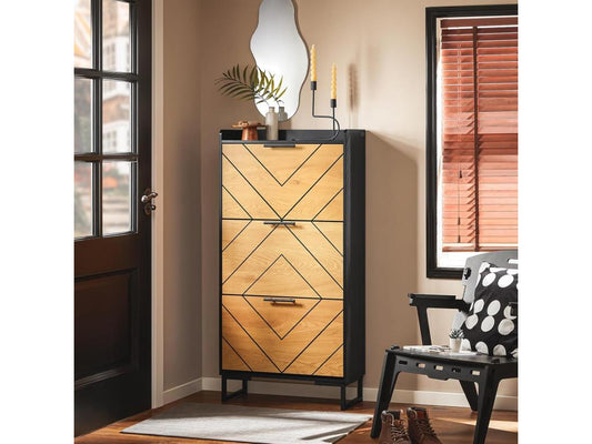 Black Wardrobe, 62 x 24 x 125 cm