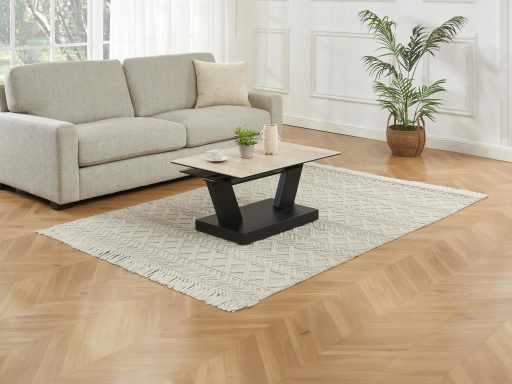 Black Metal Coffee Table - dlz1766461414749