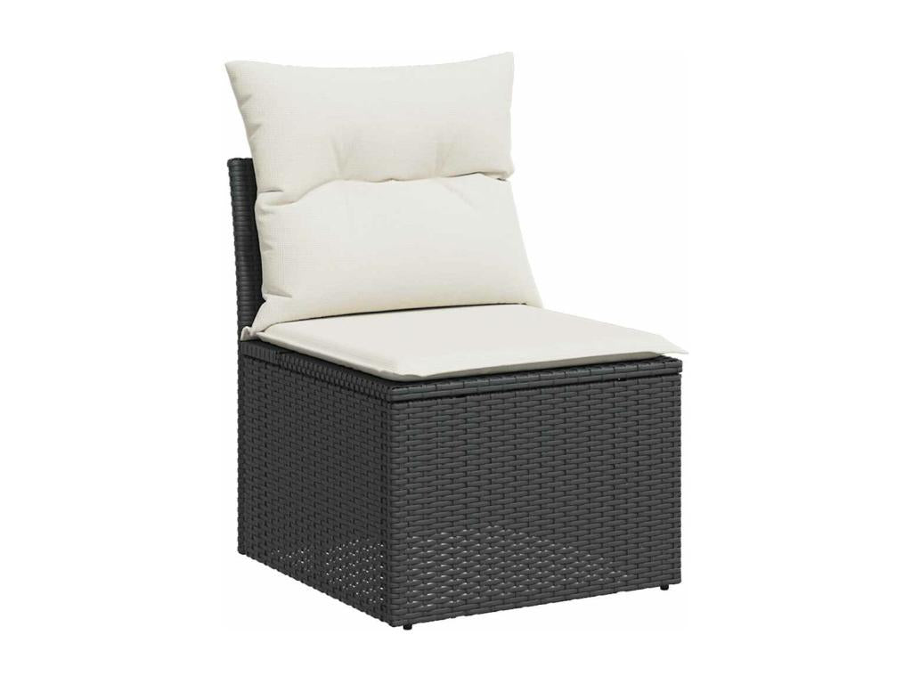 Black Woven Resin Wicker Outdoor Furniture Set - dlz1766461032878