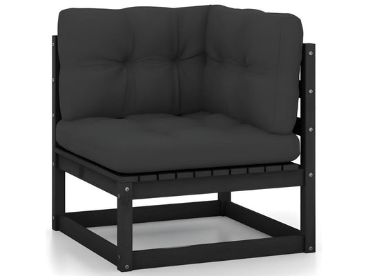 Black Pine Wood Sofa