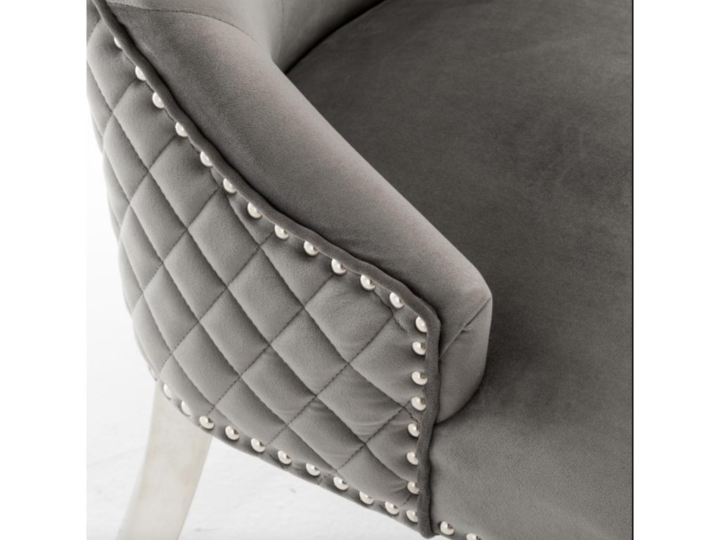 Black Velvet Chair - dlz1766461473481