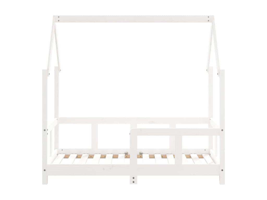 White Pine Wood Bed Frame, 70 x 140 cm