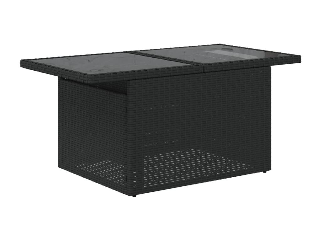 Black Woven Resin Wicker Outdoor Furniture Set - dlz1766461750591