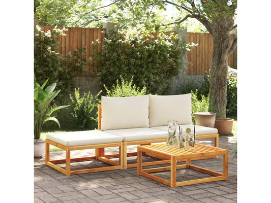 Brown Solid Wood Sofa