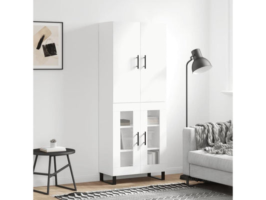 White Engineered Wood Sideboard, 69.5 x 34 x 180 cm - dlz1766461595177