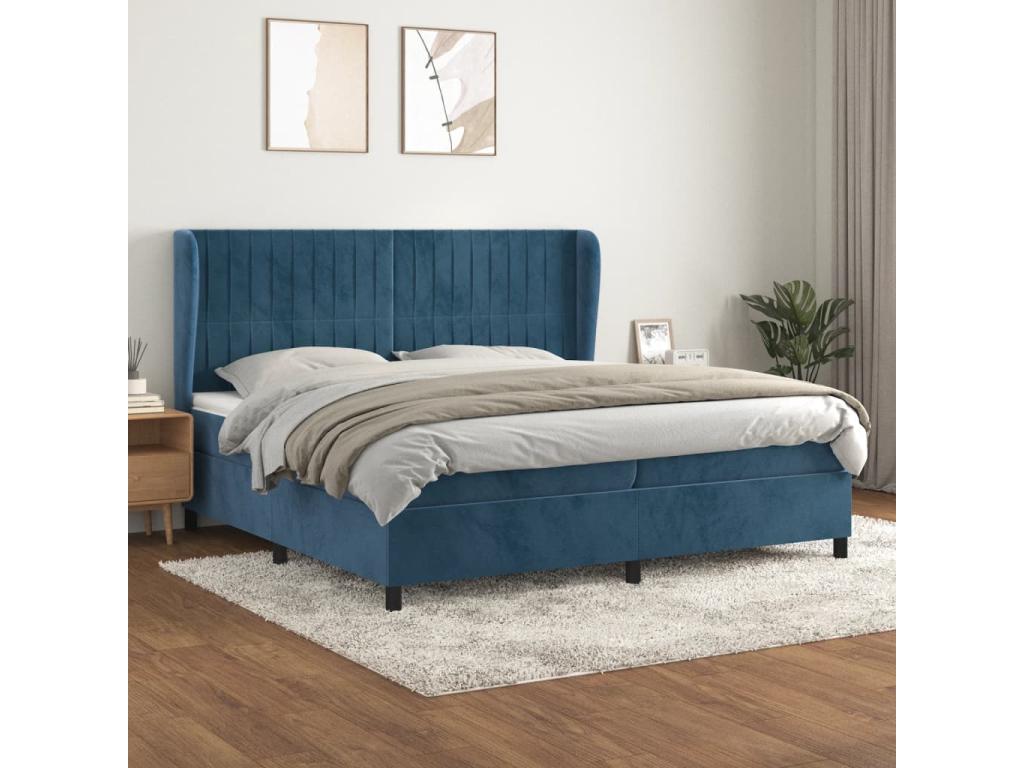 White Velvet Mattress, 200 x 200 cm