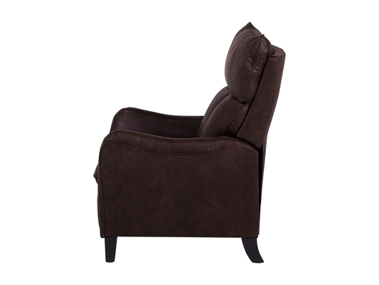 Brown Leather Accent Chair