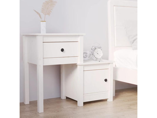 White Pine Wood Table, 79.5 x 38 x 65.5 cm