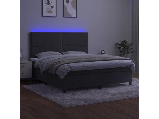 Gray Velvet Mattress, 180 x 200 cm
