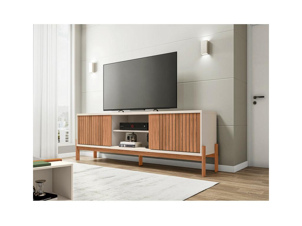 White Oak Wood TV Stand
