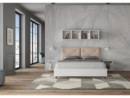 Faux Leather Bed, 160 x 190 cm