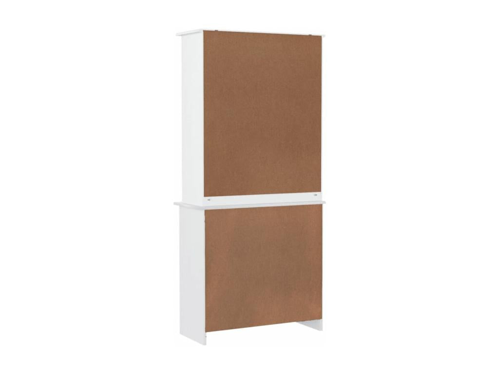 White Solid Wood Sideboard, 77 x 35 x 165 cm