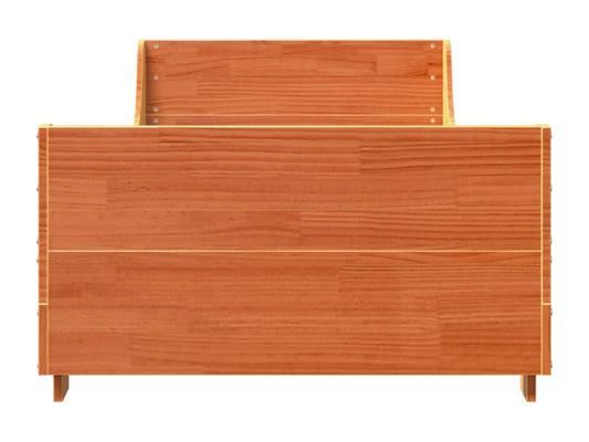 Brown Pine Wood Mattress, 90 x 190 cm