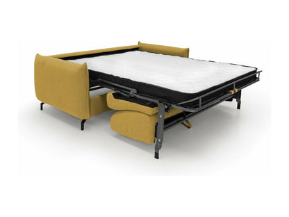 Yellow Fabric Bed, 120 x 197 cm