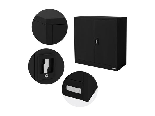 Black Wardrobe, 90 x 40 x 90 cm