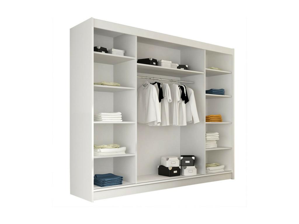 White Wardrobe, 215 x 250 x 58 cm