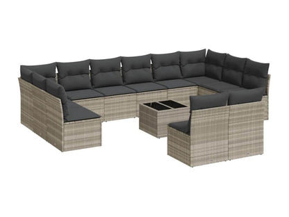 Gray Woven Resin Wicker Outdoor Furniture Set - dlz1766460880428