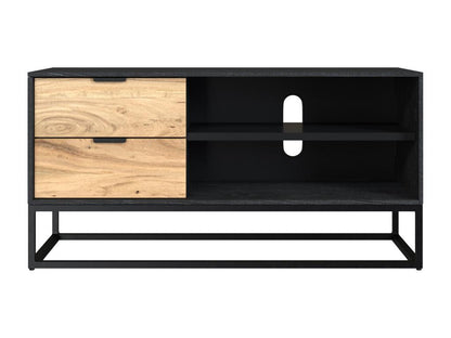 Brown Metal TV Stand