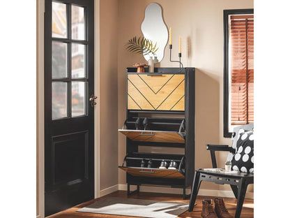 Black Wardrobe, 62 x 24 x 125 cm